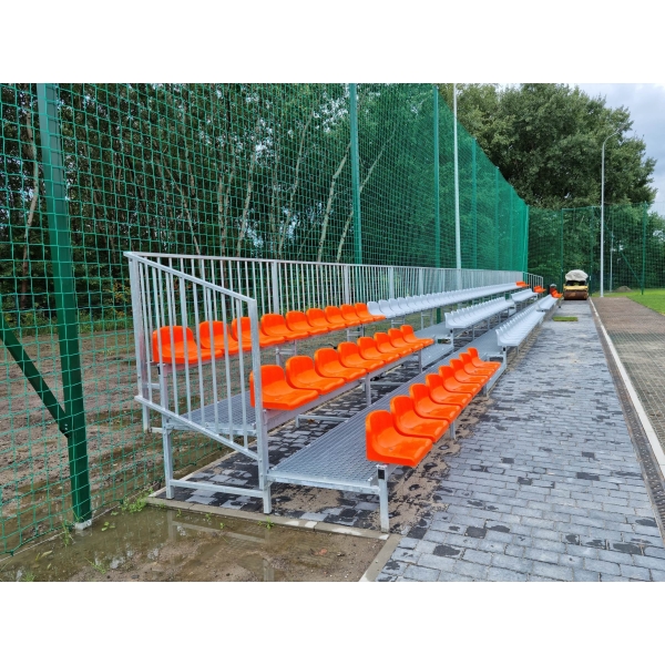 Standing tribune with plastic seats TZ