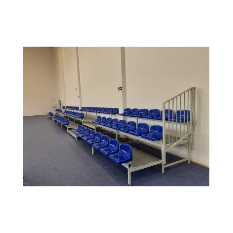 Stationary grandstand - plastic seats