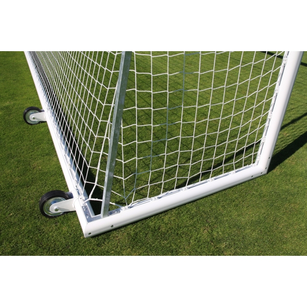 Soccer goals 7.32 x 2.44m mobile with wheels