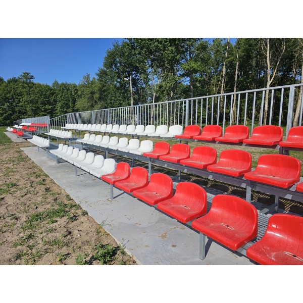 Standing tribune with plastic seats TZ