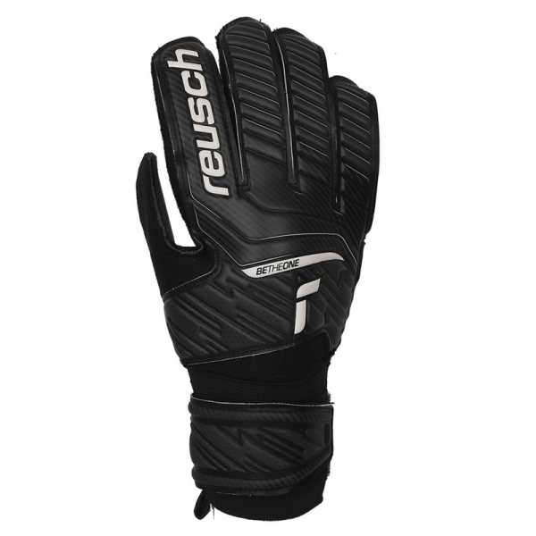 Reusch Attrakt Solid goalkeeper gloves, black color