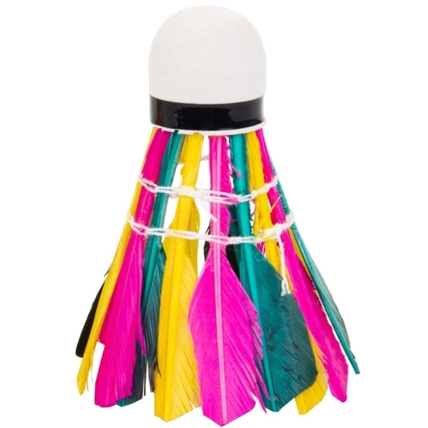 Enero badminton shuttlecock, featherweight, colorful