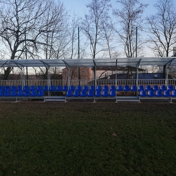 TDF fixed covered grandstand - for use on outdoor playing fields