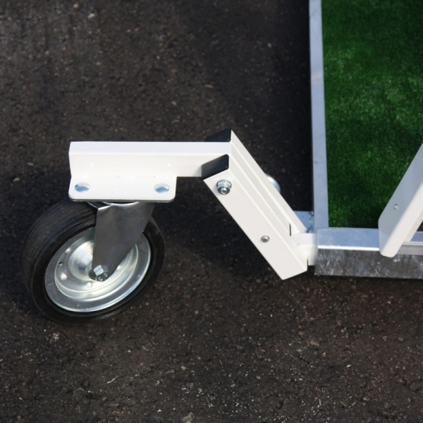 Cart for transporting booths for reserve players