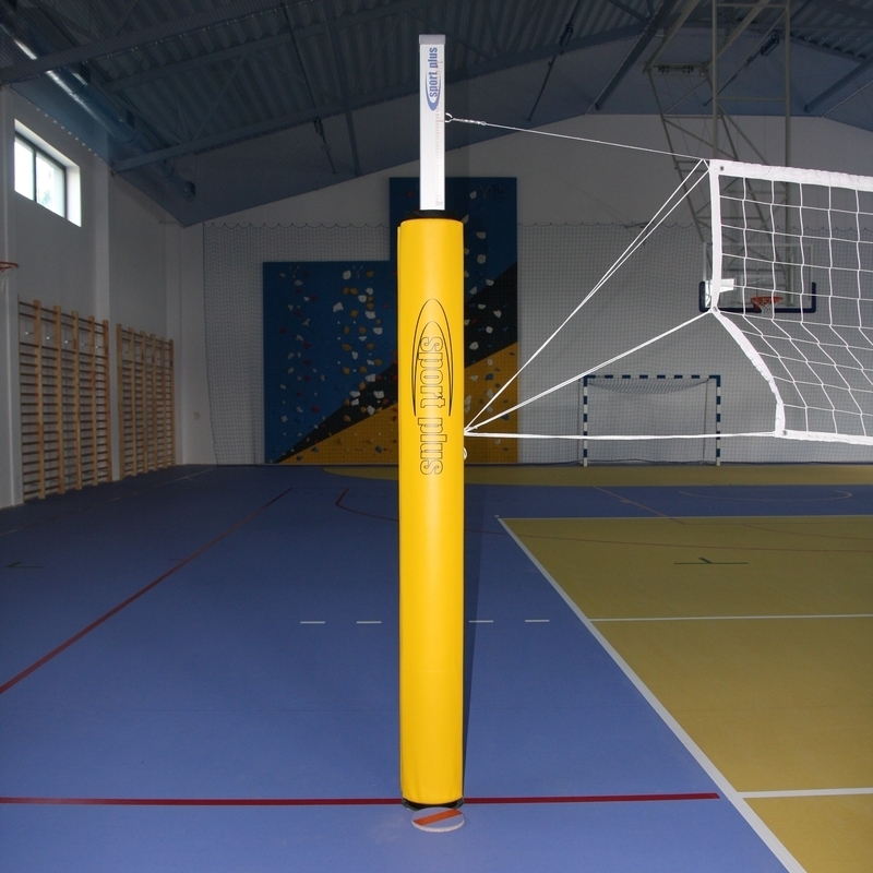 Volleyball-Trainingspfostenabdeckungen Quadratprofil 80 x 80 mm