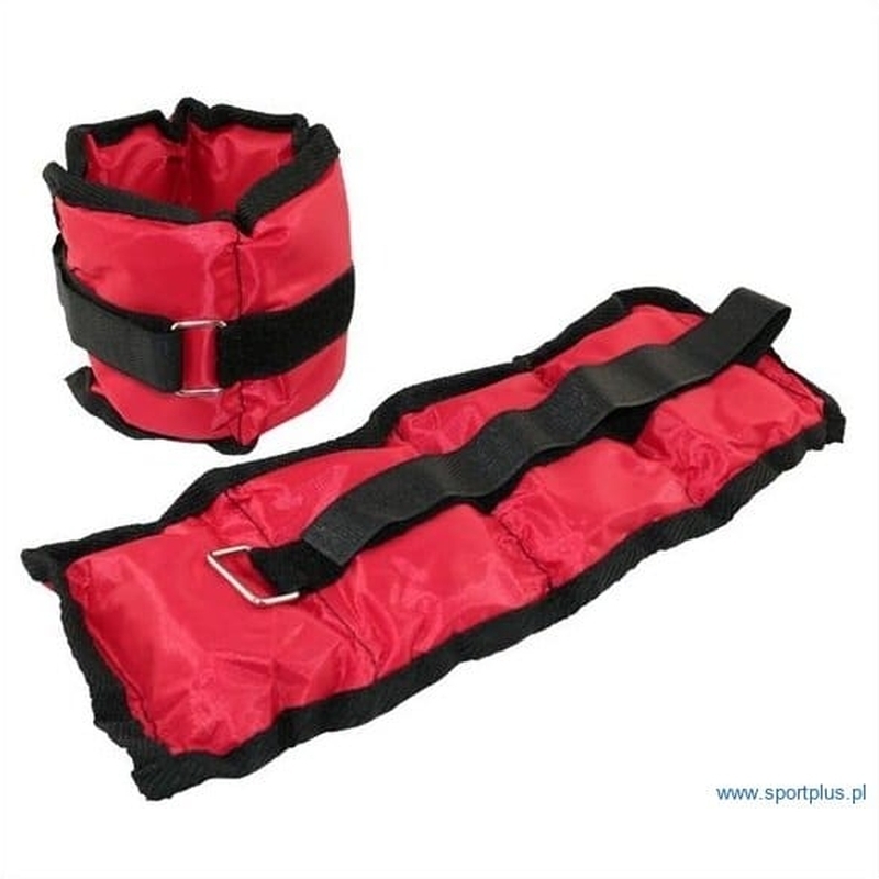 HMS Trainingsgewichte 2 x 1,5 KG, rot