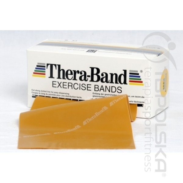 Rehabilitation tape 2.5 m gold, maximum resistance