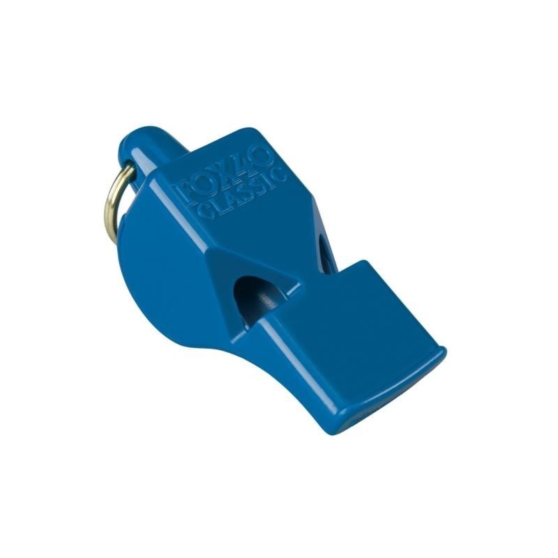 Fox 40 Classic Safety whistle with cord , blue color