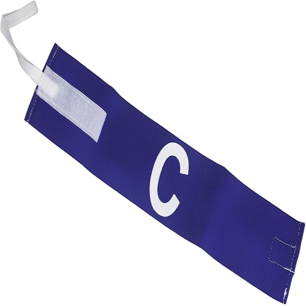 Select captain's armband, blue color