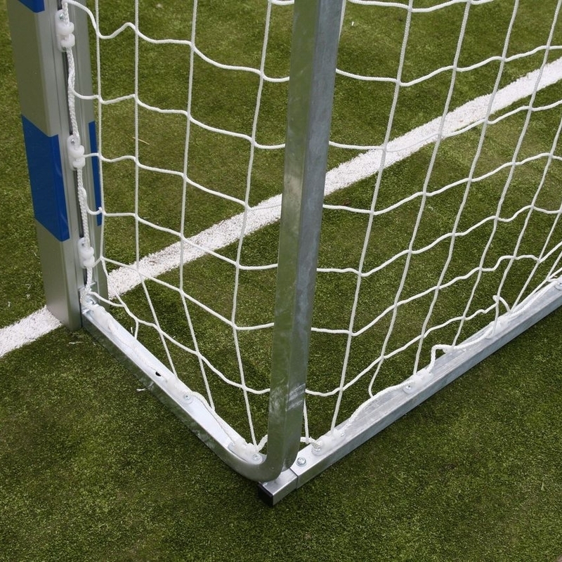 Aluminum handball goals, reinforced, 3x2 m, for mounting in sleeves