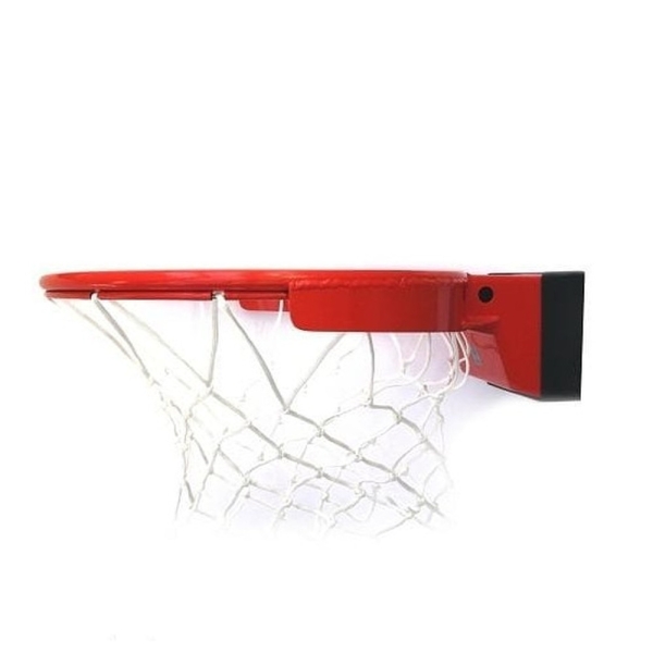 Tilt basketball hoop, hookless, with gas cylinders