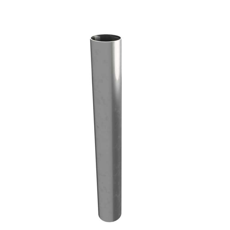 Mounting sleeve for aluminum post (length 1 m)