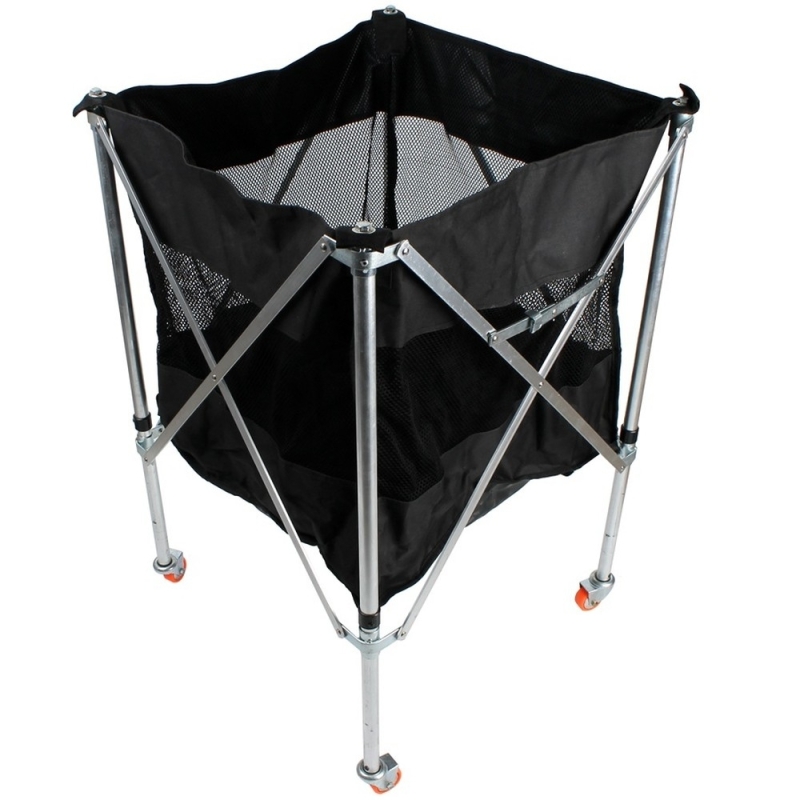 Folding ball cart