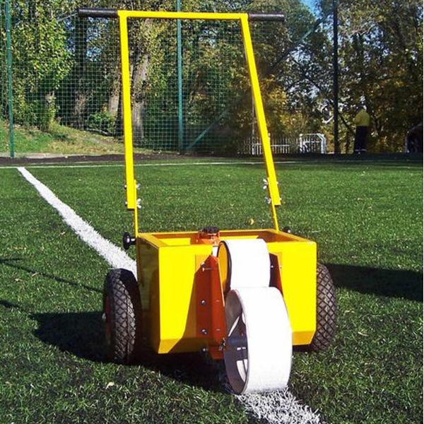 Pitchline-Lackierwagen mit Rollensystem