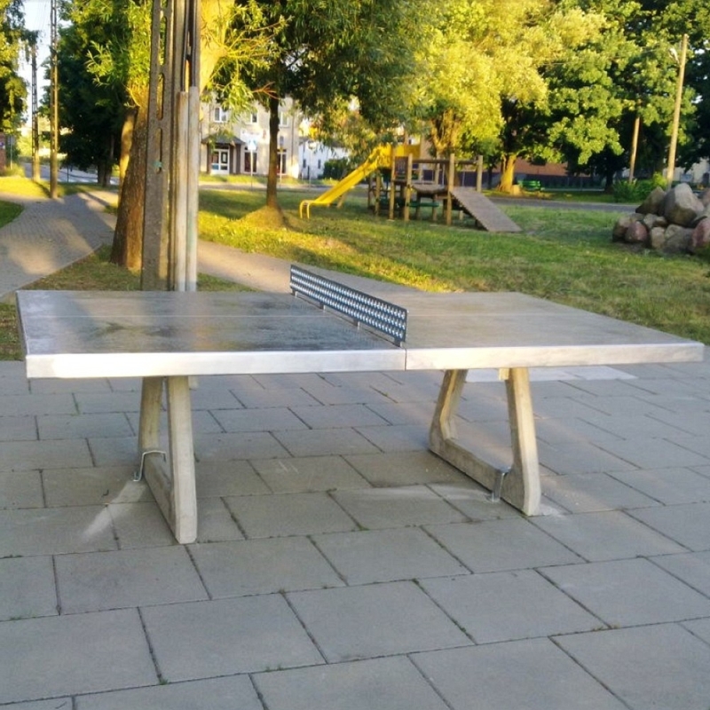 Concrete table tennis table