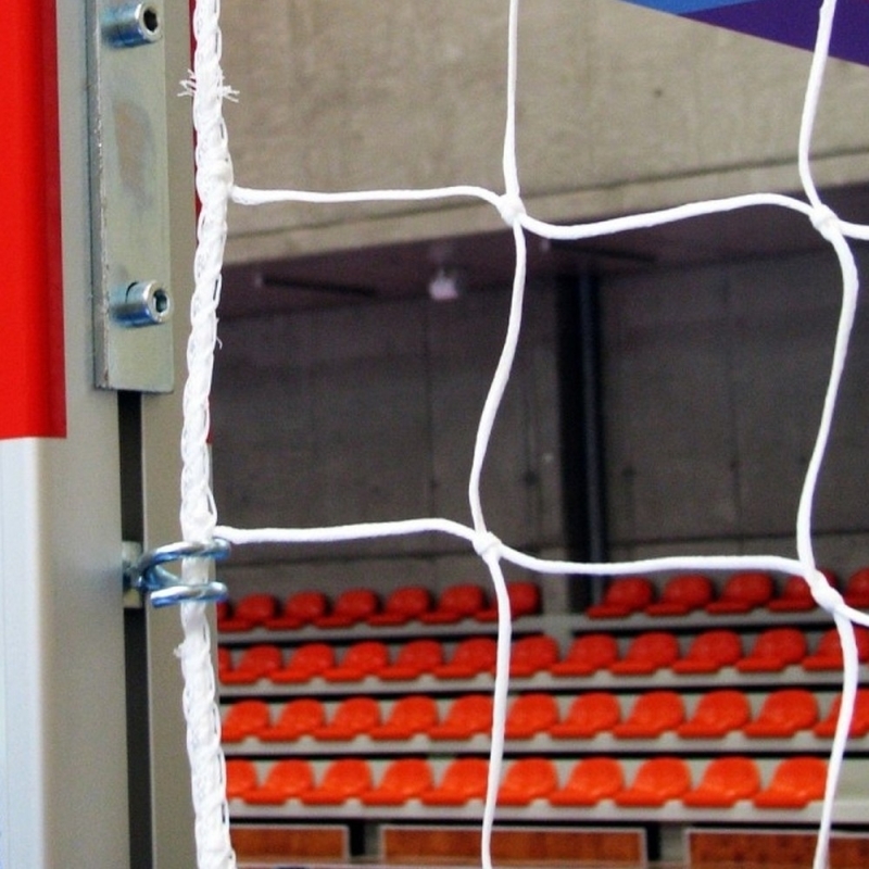 Hook that attaches the goal net to the screw