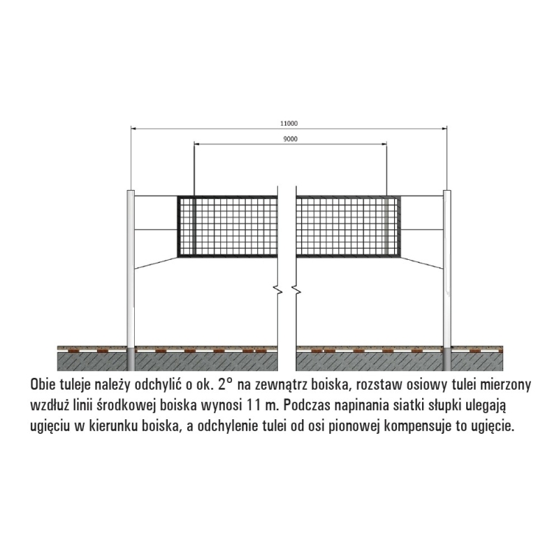 Kiinnitysholkki alumiiniselle ammattilaispylväälle 120x70 mm