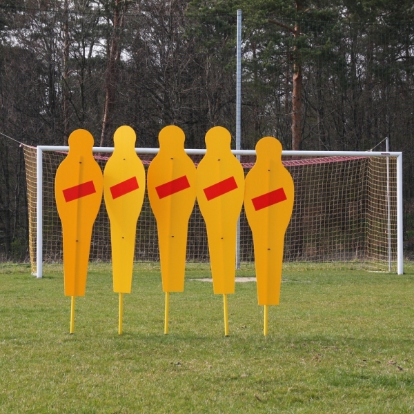 Feste Trainingswand für Fußball (5 Figuren)