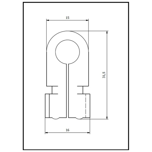 Hook for attaching the net