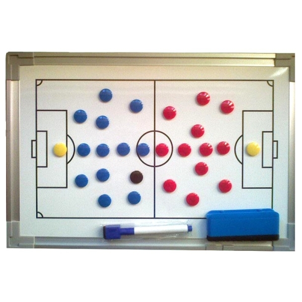 Fußball-Taktik-Tafel, magnetisch, 90 x 60 cm