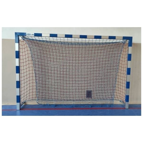 Steel handball goals (3x2 m), fixed to the wall