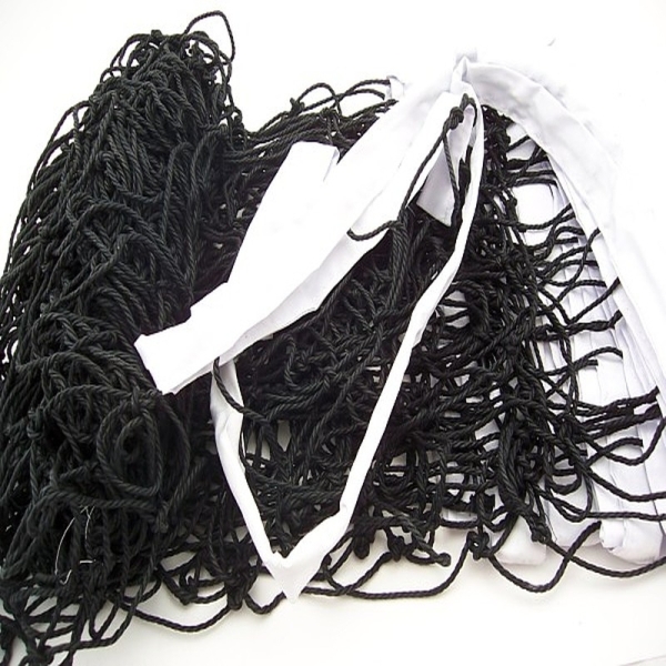 Volleyball training net, PP 3mm, steel cable