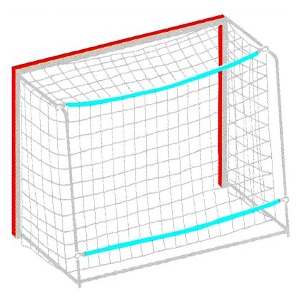 Сетки для гандбола, ПП 5 мм, глубина 0,8 x 1 м