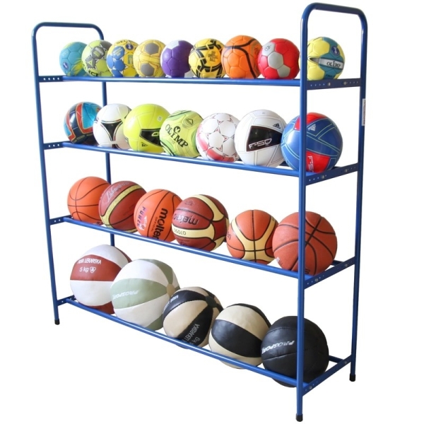 Stationary ball rack