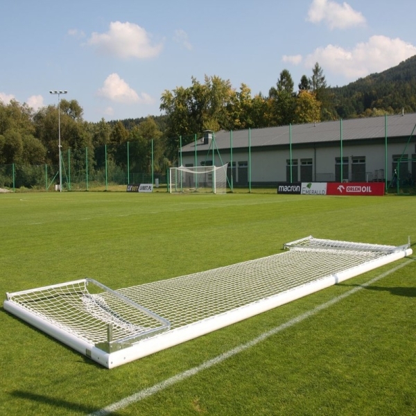 Soccer goals 7.32 x 2.44 m - training, aluminum, portable