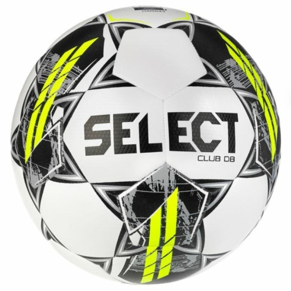 Select Club DB soccer ball, size 4, white-gray-red color