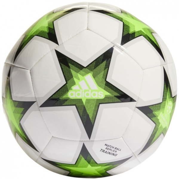 Adidas Finale Club soccer ball, size 4, color white and green