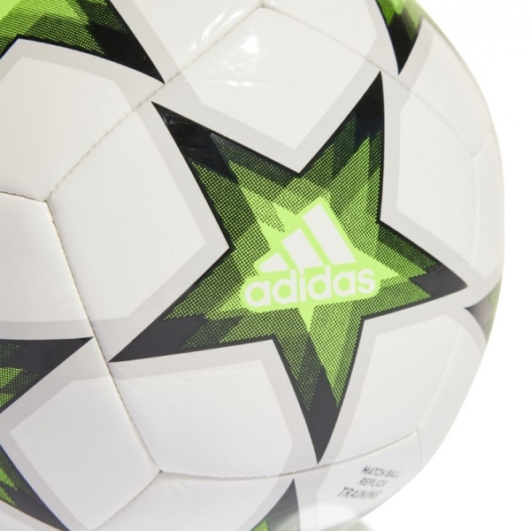 Adidas Finale Club soccer ball, size 4, color white and green