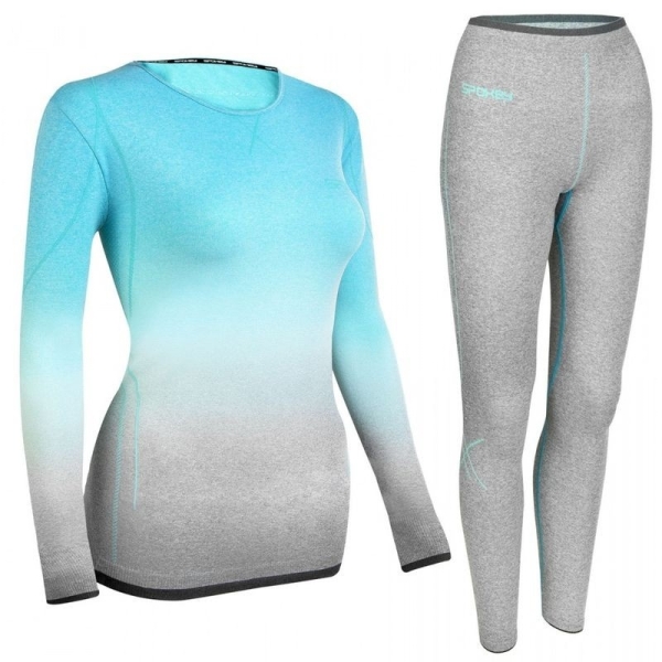 Spokey women's thermal underwear, 928776, size L/XL, color gray-blue