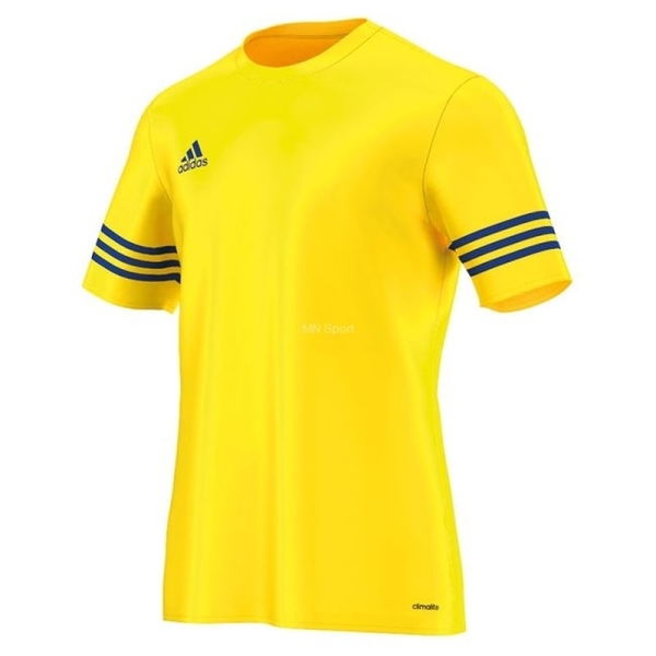 Adidas Entrada T-shirt, F50489, size 2XL, color yellow-blue