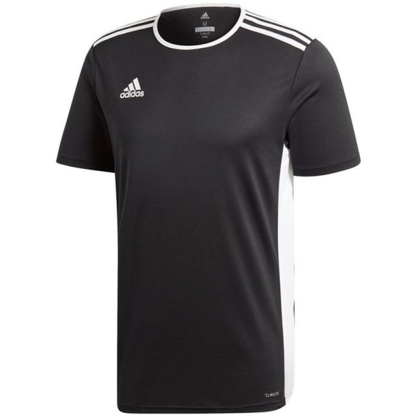 Adidas Entrada T-shirt, 18JSY, storlek 140, svart