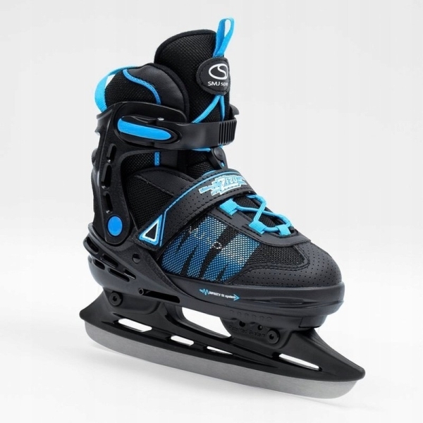 SMJ Zizu field hockey skates, size 35-40, black-blue color