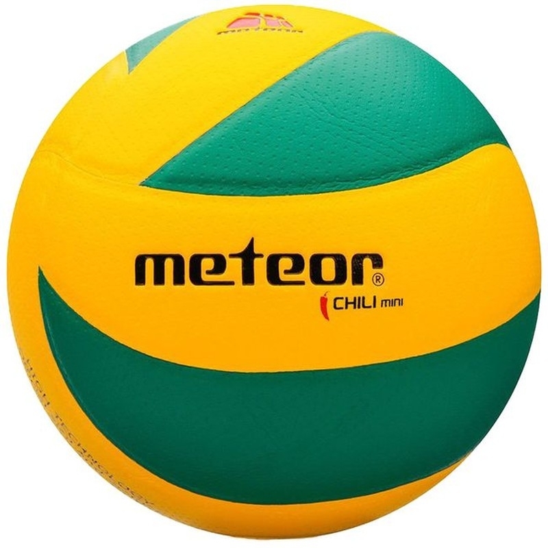 Meteor Chili PU volleyball, size 4, yellow-green color