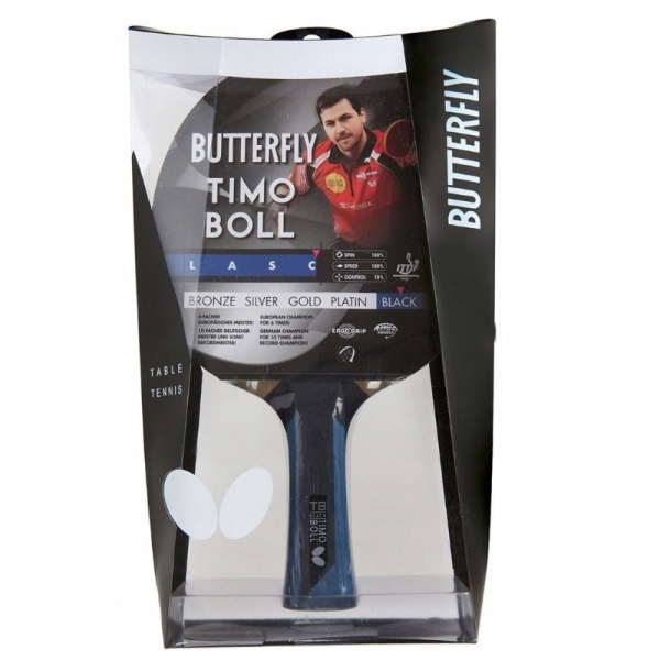 Butterfly bordtennisracket Timo Boll Svart