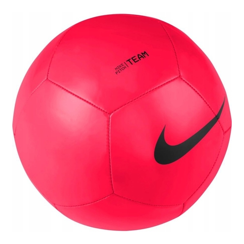 Nike Pitch Team soccer ball, size 5, color red