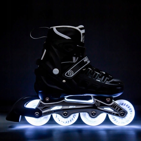 A-l skates, Nils Extreme 4-in-1 LED, NH10905, size (S) 31-34, black color