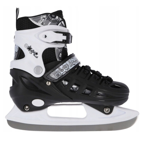 A-l skates, Nils Extreme 4-in-1, NH10905, size (M) 35-38, black and white color