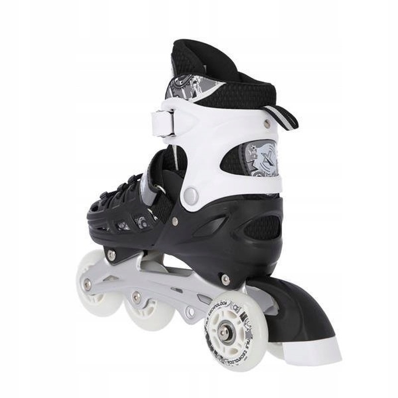 A-l skates, Nils Extreme 4-in-1, NH10905, size (M) 35-38, black and white color