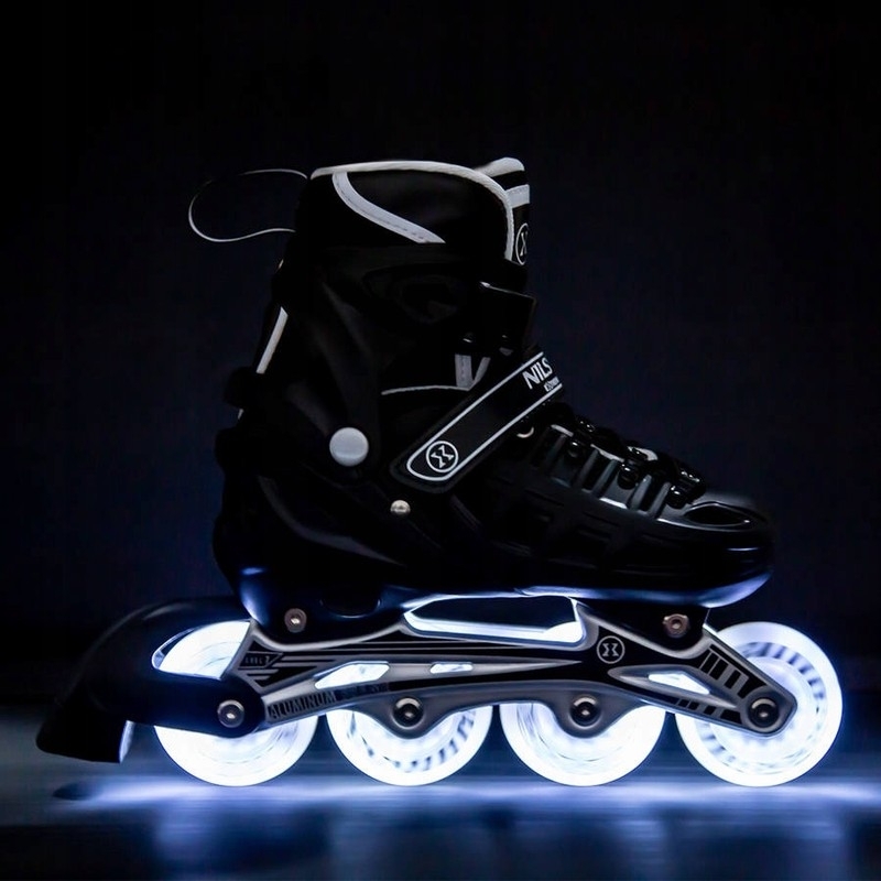 A-l skates, Nils Extreme 4-in-1 LED, NH10905, size (M) 35-38, black color