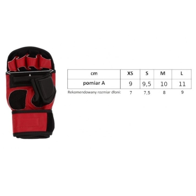 MMA-handskar M-s GFS-5, storlek S