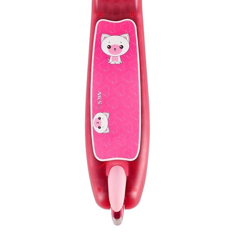 Dreirädriger Tretroller A-l, HLB001 NILS FUN, Farbe rosa