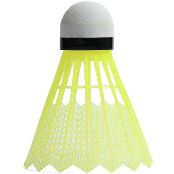 Teloon TB020 badmintonfjäderboll, nylon, mixade färger