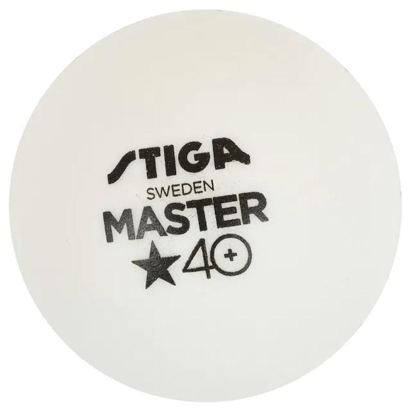 Stiga Master table tennis ball white color