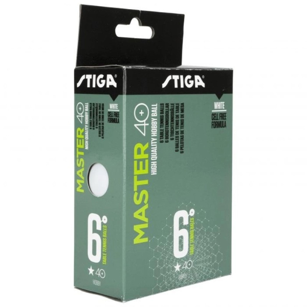 Stiga Master table tennis ball white color