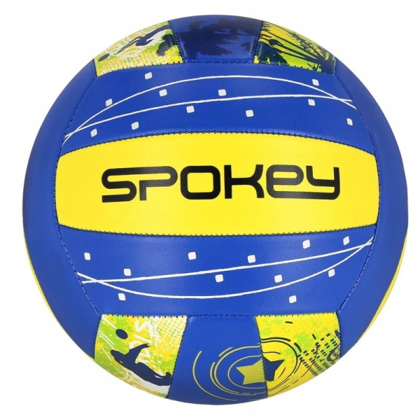 Spokey Libero volleyball, size 5, yellow-blue color