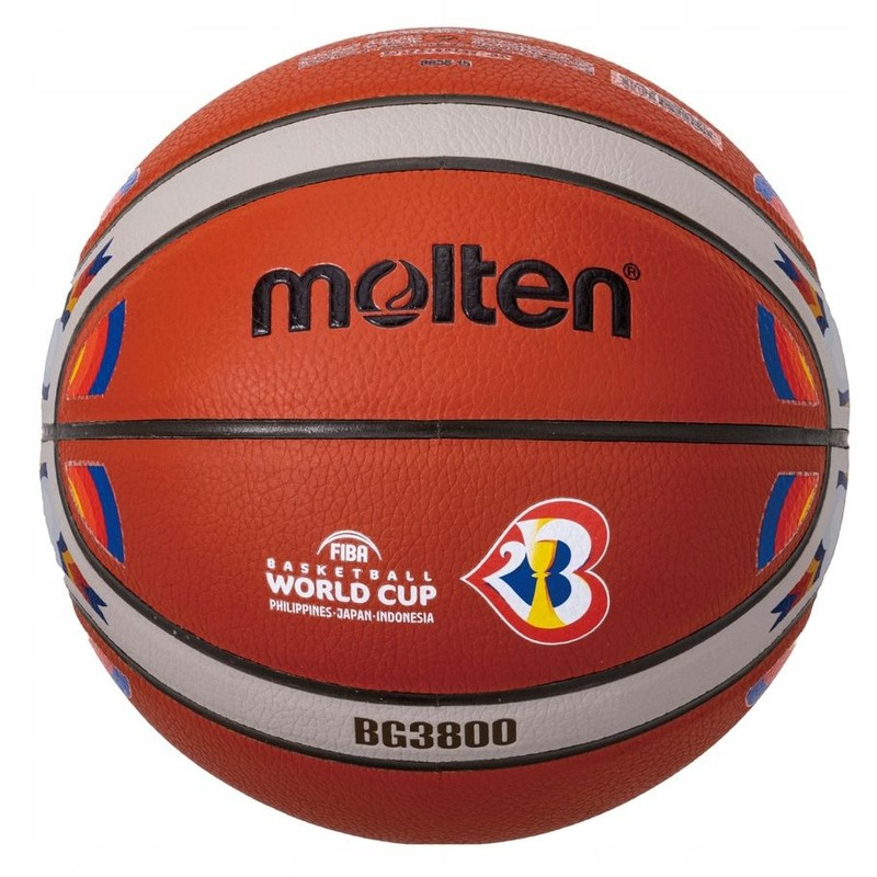 Piłka koszowa Molten B7G3800 FIBA World Cup 2023 replika, rozmiar 7